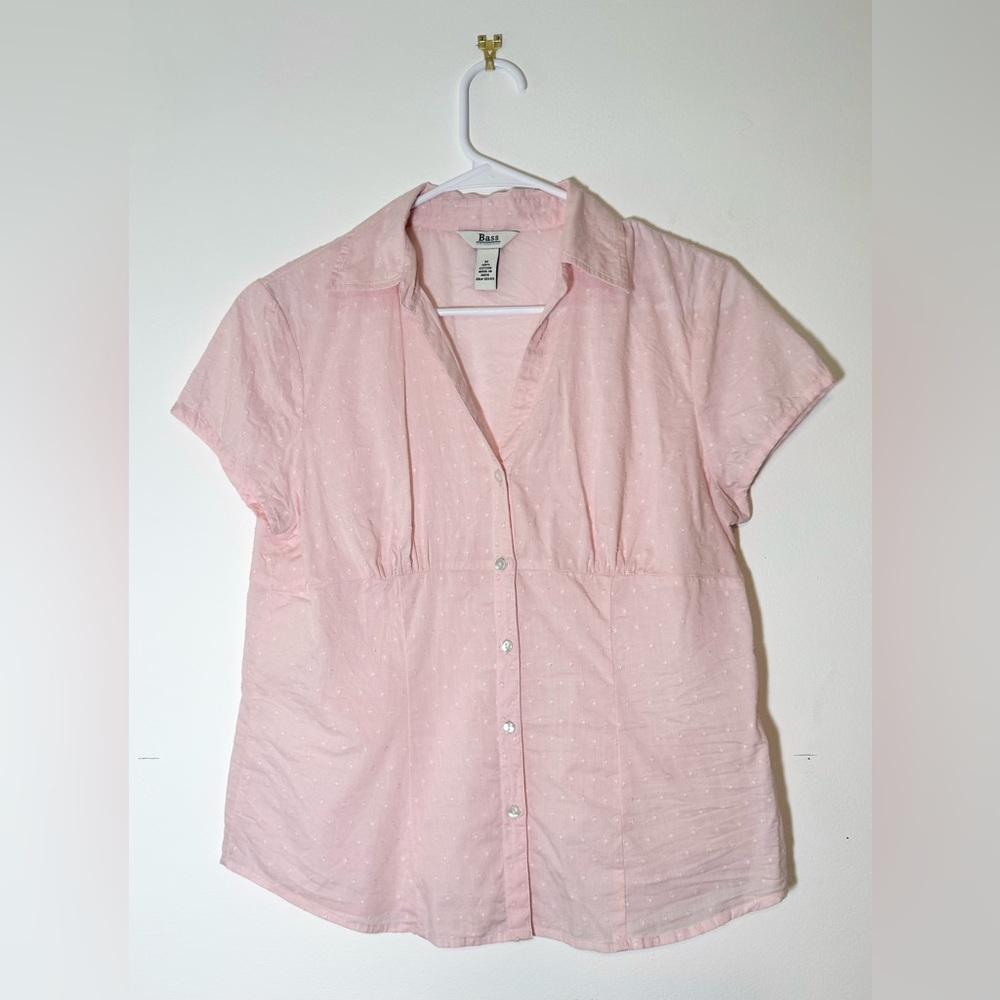 Bass Women’s M button down short sleeve shirt